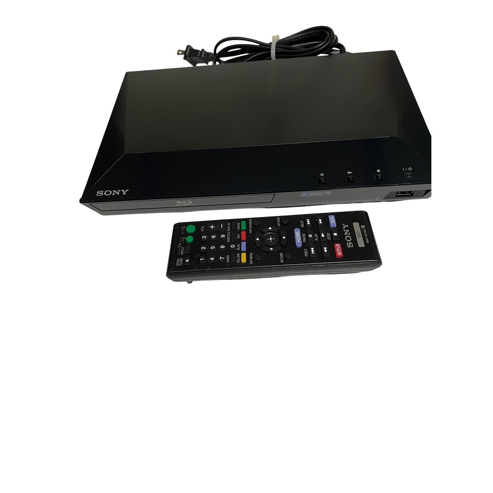 Sony BDP-S3100 Blu-ray Disc DVD Player Wi-Fi Streaming Black with Remote Control